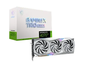 GeForce RTX 4070 Ti GAMING X TRIO WHITE 12G